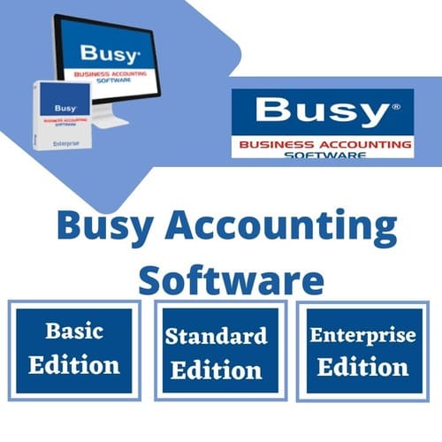 Busy Accounting software; Busy Software